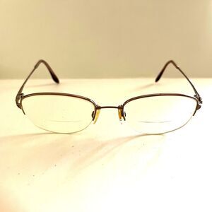 Charmont Eyeglasses CX7321 Half Rim Designer Frames Only Red 51-19-135